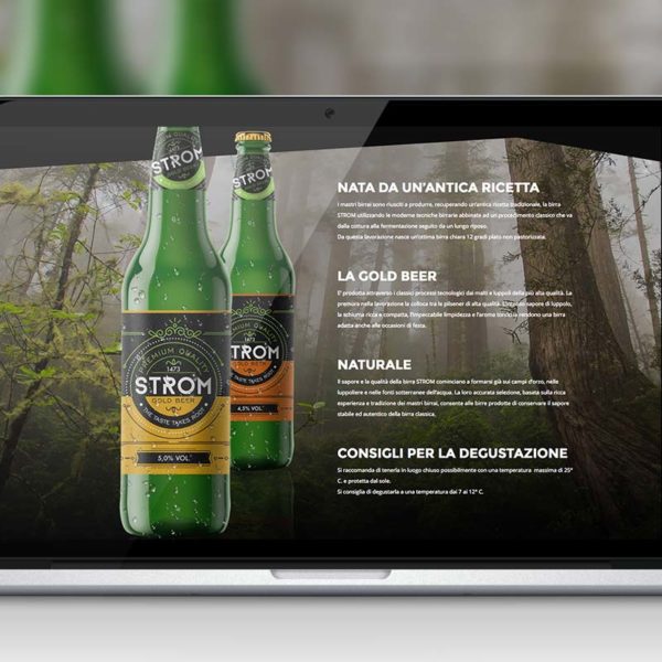 Strom Beer – Website